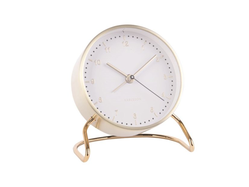 Dizajnový budík 5764WH Karlsson 11cm