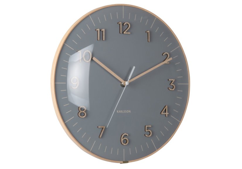 Dizajnové nástenné hodiny 6110GY Karlsson 30cm