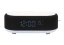 Stolové hodiny s budíkom, nabíjačkou smartfónov a Bluetooth reproduktorom 6033BK Karlsson 20cm