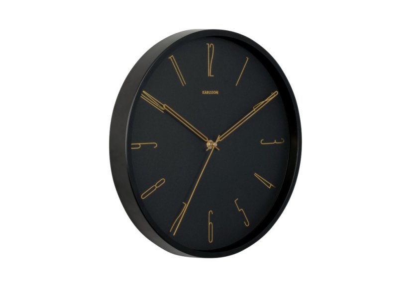Dizajnové nástenné hodiny 5898BK Karlsson 35cm