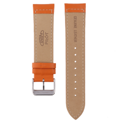 Kožený řemínek na hodinky  PRIM RB.13096.2220 - Orange (22 mm)
