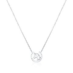 Stříbrný náhrdelník JVD SVLN0488X61BI45