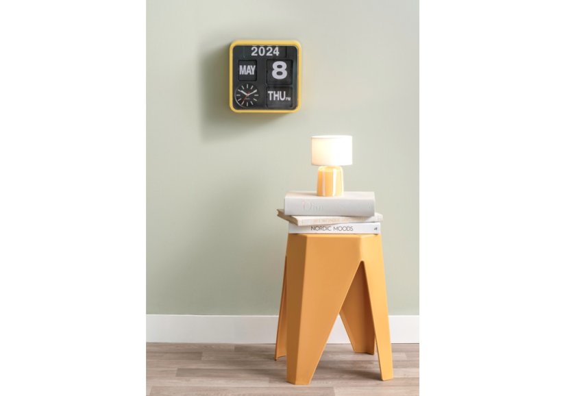 Dizajnové nástenné multihodiny 5364YE Karlsson 25cm