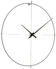Luxusní designové nástěnné hodiny Nomon Bilbao L 110cm, černo-černé