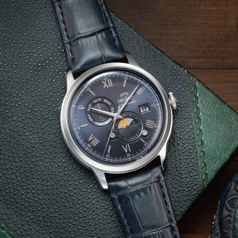 Orient Classic Bambino 2nd Generation Version9 Sun & Moon Automatic RA-AK0806L30B Limited Edition 9500pcs