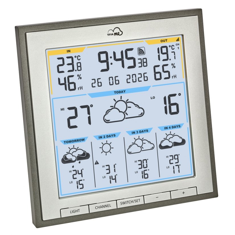 TFA 35.8105.10 - Bezdrôtová WiFi meteostanica s múdrou predpoveďou TFA.me ID-08