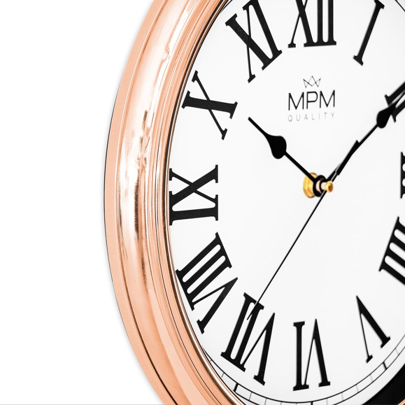 Nástenné hodiny s tichým chodom MPM Naples - B - E01.4506.8380