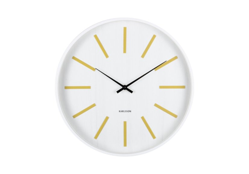 Dizajnové nástenné hodiny 6144YE Karlsson 40cm