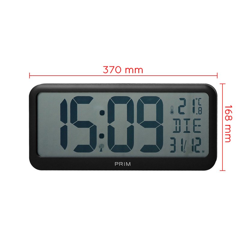 Digitální rádiem řízené hodiny PRIM Radio Nika - E01.4298.90