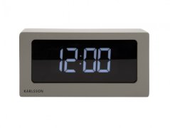 Stolové digitálne hodiny-budík KA5868WG Karlsson 25cm