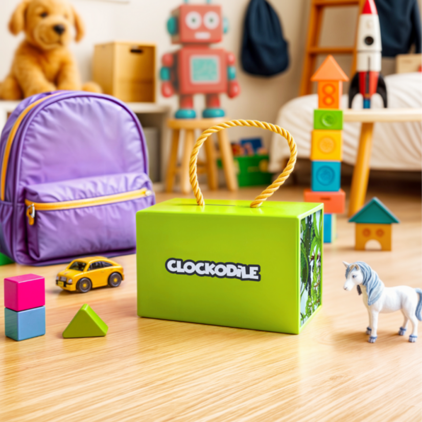 Svietiace zelené chlapčenské hodinky CLOCKKODIEL ARMY s maskáčovým vzorom CWB0031