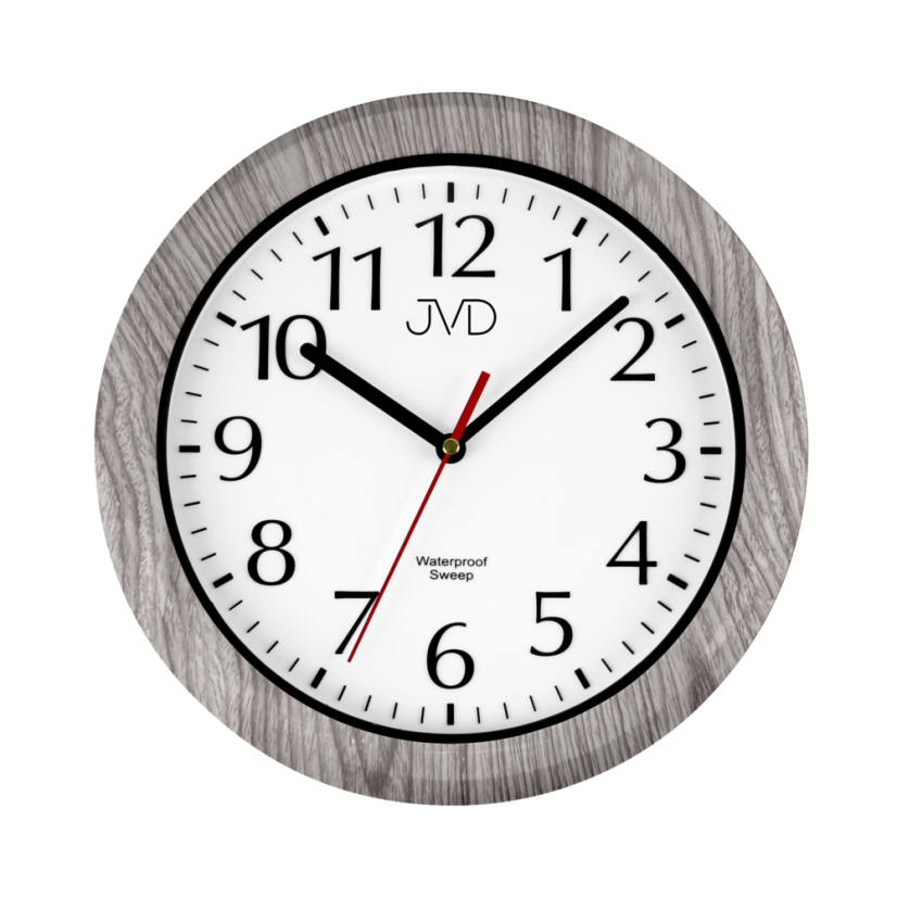 Kúpeľňové hodiny s tichým chodom JVD SH494.3