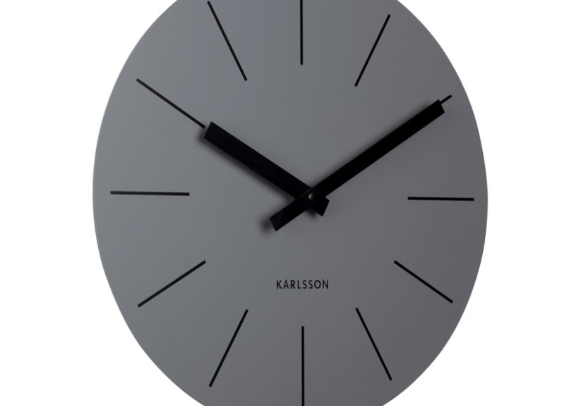 Dizajnové kyvadlové hodiny 5967GY Karlsson 41cm