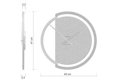 Dizajnové hodiny 10-135-76 CalleaDesign 47cm