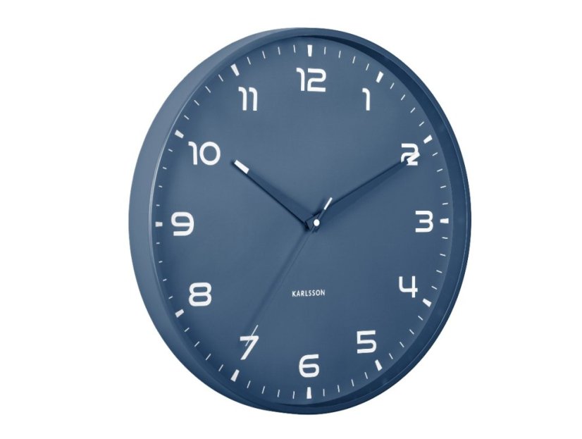 Dizajnové nástenné hodiny 6053BL Karlsson 40cm
