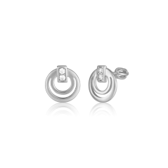 Stříbrné náušnice se zirkony JVD SVLE3435XH2BI00