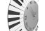 Dizajnové hodiny 51-10-2 CalleaDesign Piano 45cm (2 modely) Farba strieborná-2 - RAL9006