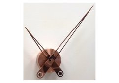 Dizajnové nástenné hodiny Future Time FT9650CO Hands copper 60cm
