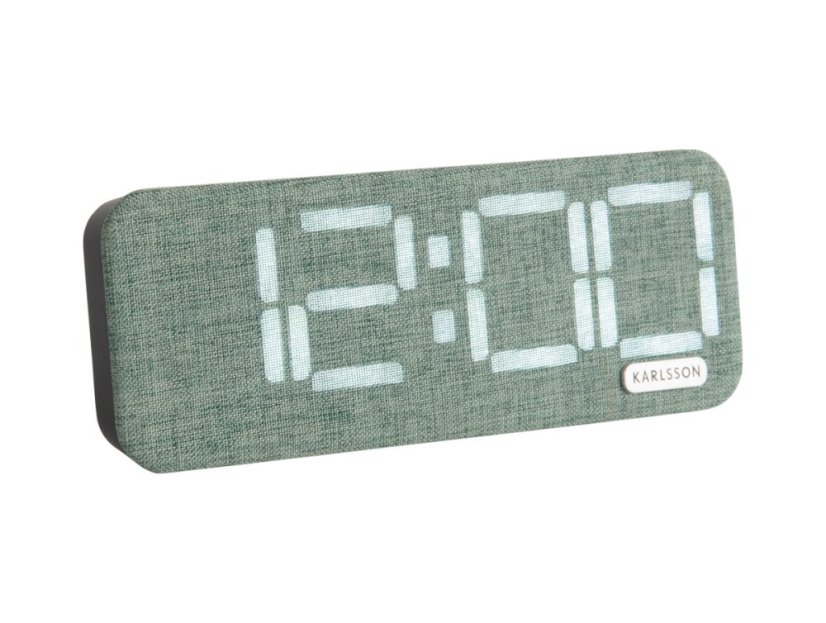 Digitální stolní hodiny s budíkem 6154GR Karlsson