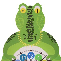 Dětské nástěnné hodiny krokodýl MPM Fernse - C - E05.4468.C