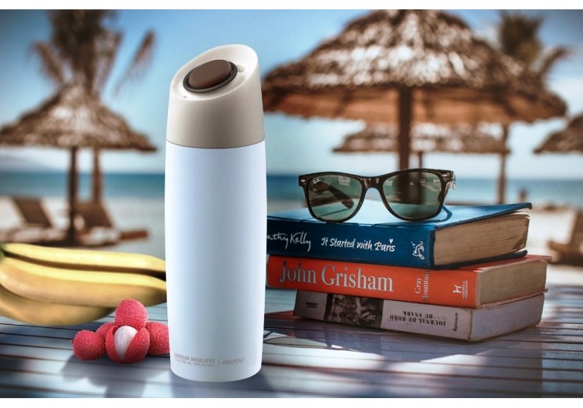 ASOBU dámska trendy termoska 5 Avenue strieborná 390ml