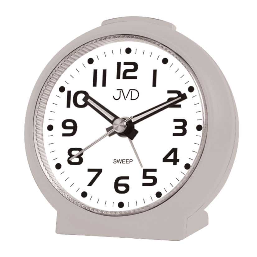 Ručičkový budík s tichým chodem JVD SRP8514.3