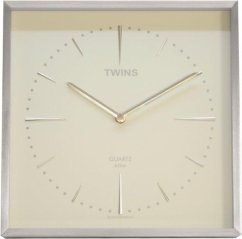 Nástenné hodiny Twins 2904 white 28cm