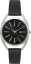 MINET Stříbrno-černé dámské hodinky ICON BLACK PEARL MESH