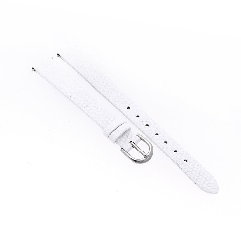 Kožený remienok na hodinky PRIM RB.13102 biely (12mm)