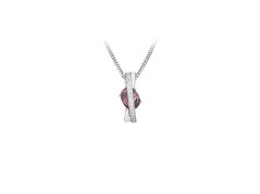 Strieborný prívesok so zirkónmi JVD SVLP0981SH8F300