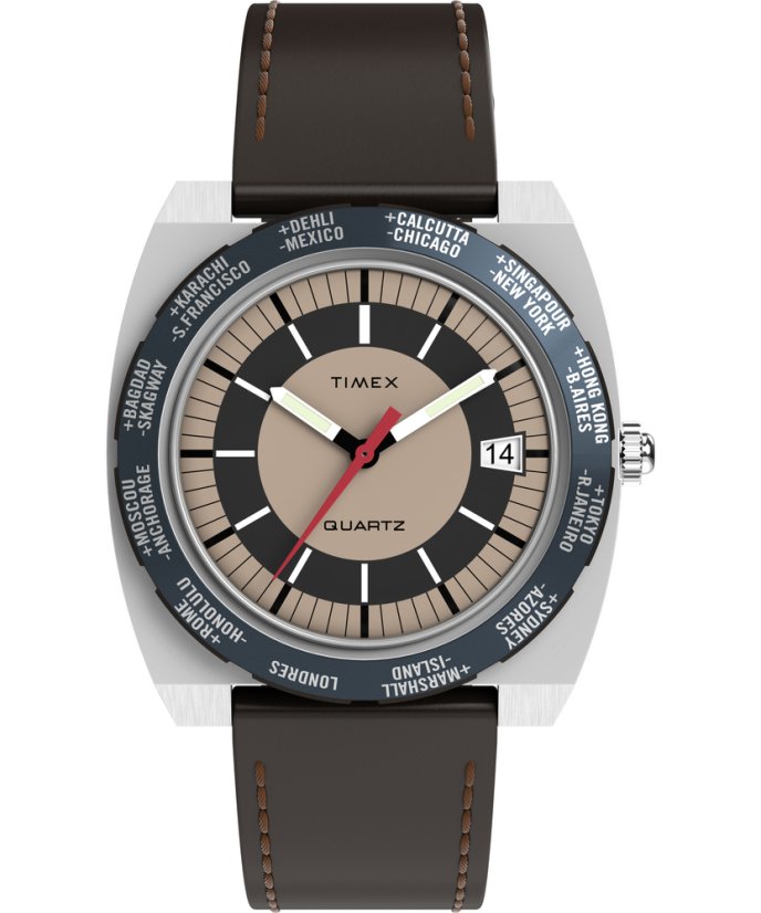 Timex Q Timex 1972 World Time TW2Y31300UK