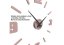 Designové hodiny 10-304 CalleaDesign Michelangelo S 50cm (více barevných verzí) Barva grafitová (tmavě šedá)-3 - RAL9007