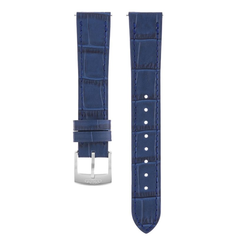 Kožený řemínek na hodinky PRIM Kožený řemínek na hodinky PRIM RB.15908 (18 mm) - tmavě modrý - RB.15908.1816.3232.L1