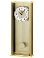 Kyvadlové nástenné hodiny 5281 AMS riadené rádiovým signálom 51cm