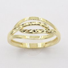 Zlatý prsteň AZ3175, veľ. 57, 1.6 g