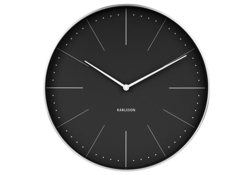 Dizajnové nástenné hodiny 5681BK Karlsson 38cm