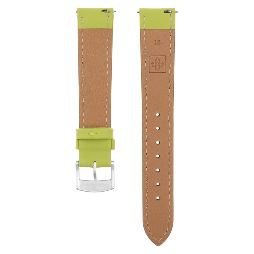 Kožený remienok na hodinky PRIM RB.15906 (18 mm) - svetlo zelený - RB.15906.1816.4141.L2