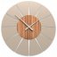 Dizajnové hodiny 10-212 CalleaDesign Extreme M 60cm (viac farebných variantov) Farba terracotta(tehlová)-24 Dyha zebrano - 87