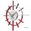 Dizajnové hodiny 10-018 CalleaDesign Crosshair 29cm (viac farebných variantov) Farba grafitová (tmavo šedá)-3 - RAL9007