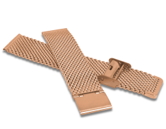 LAVVU Rose gold kovový tah MESH Band Rose Gold - 18