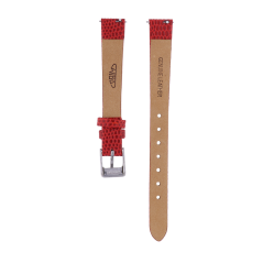 Kožený řemínek na hodinky  PRIM RB.13102 červený (12mm)