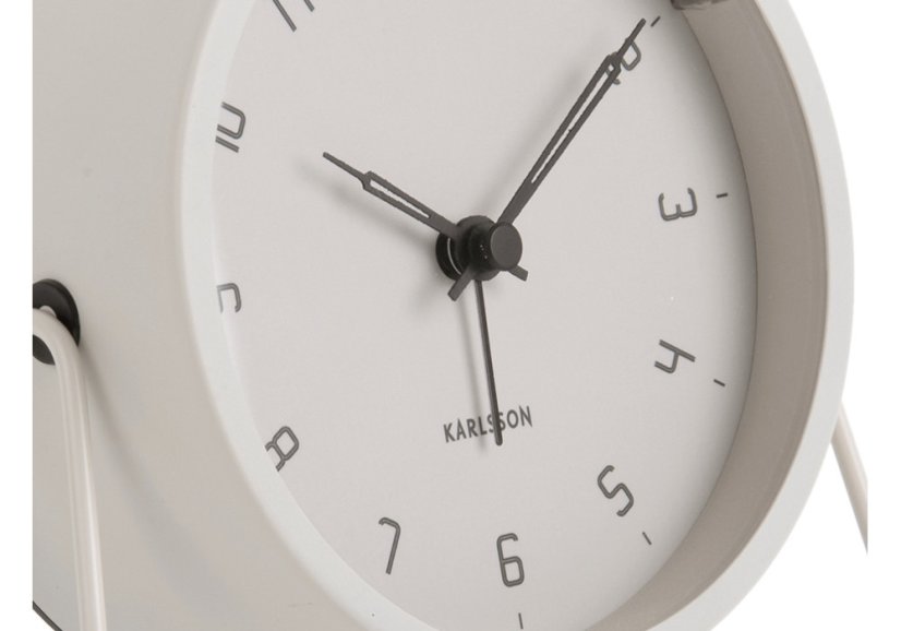 Dizajnový budík 5952WG Karlsson 13cm
