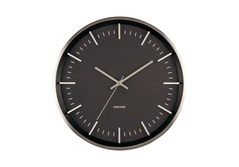 Dizajnové nástenné hodiny 5911SI Karlsson 35cm