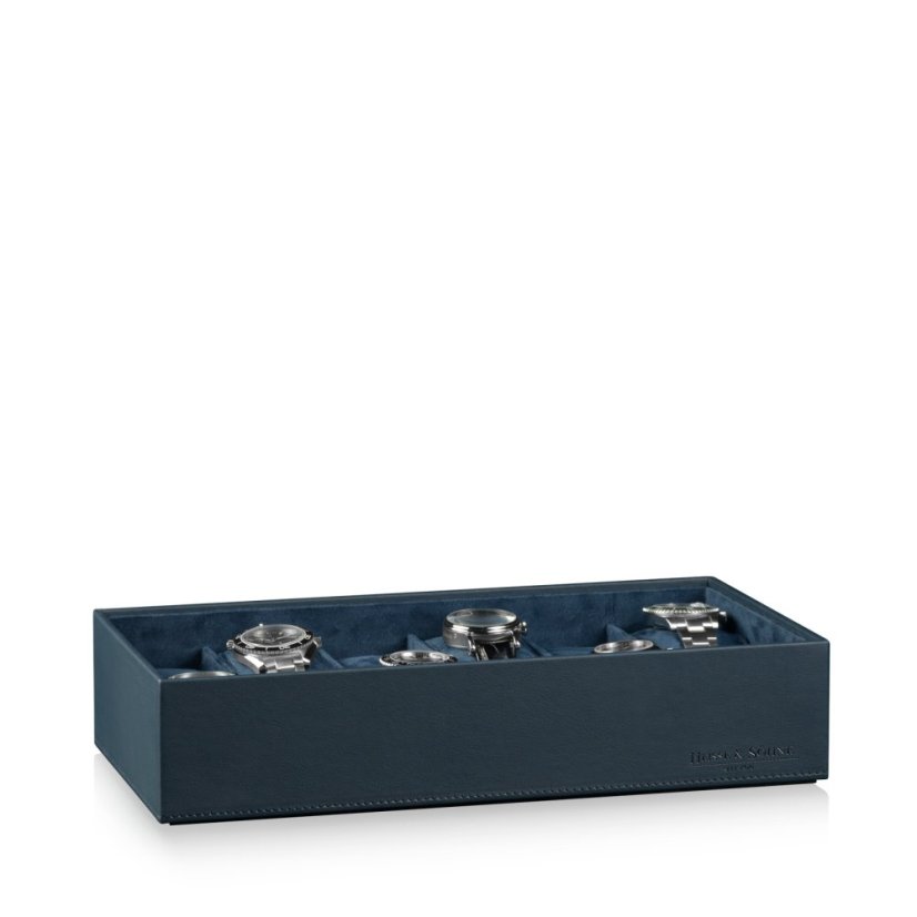 Kazeta na hodinky HEISSE & SÖHNE 70019-124.94 HS Mirage XL - dolný modul pre 12 hodiniek - Blau