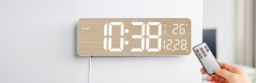 Digitální svítící hodiny s odpočítáváním JVD DH324