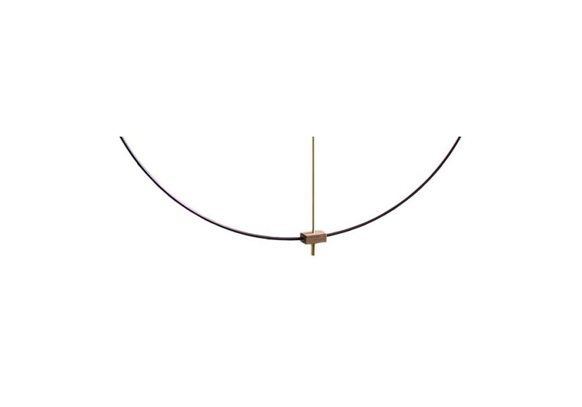 Dizajnové nástenné hodiny Nomon Bilbao Brass Small 92cm