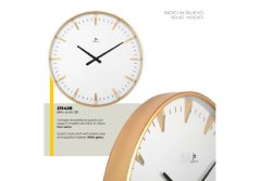 Dizajnové nástenné hodiny 21542B Lowell 50cm