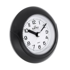 Kúpeľňové hodiny MPM Bathroom clock - čierne - E01.2526.90
