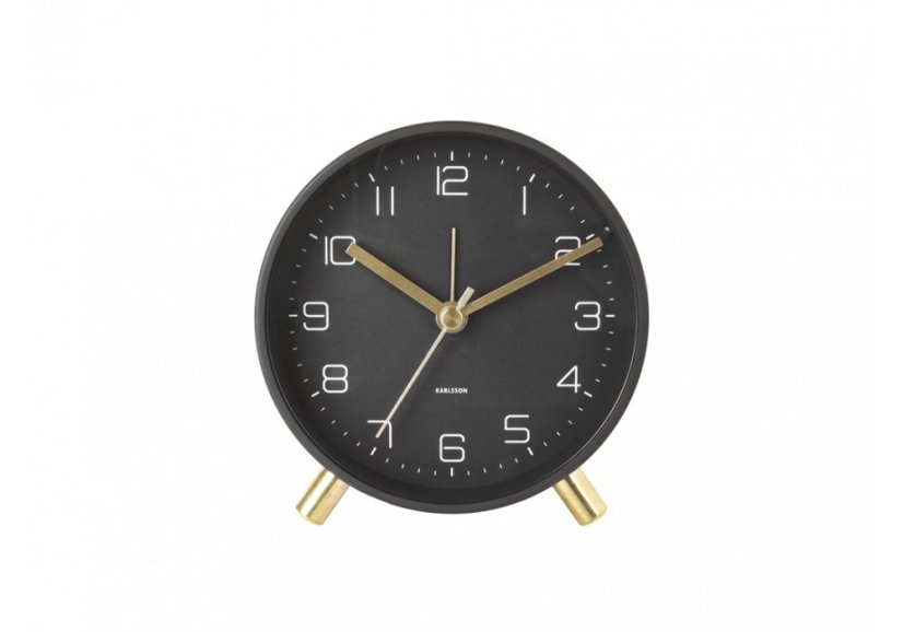 Dizajnový budík 5752BK Karlsson 11cm