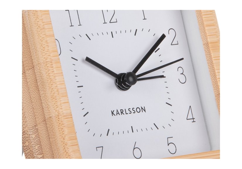 Dizajnový budík 5924WH Karlsson 9cm